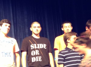 Chris at Scholar Athlete Ceremony